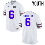 Youth Florida Gators #6 Dante Fowler Jr. NCAA Nike White Authentic Stitched College Football Jersey VQB8862BE